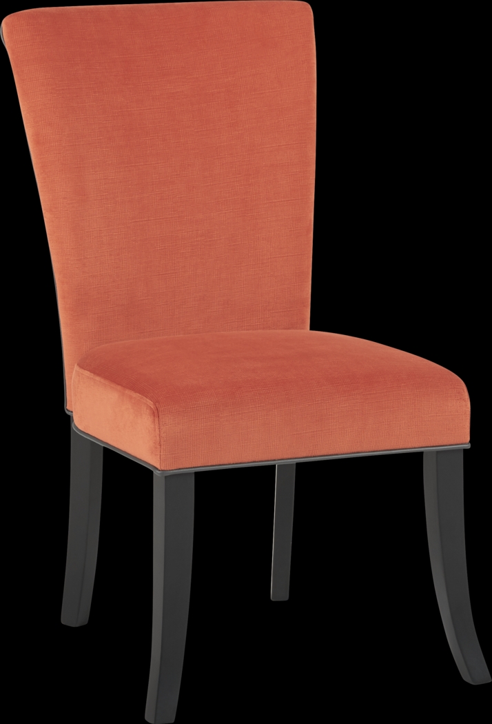 Palmetto Way Black 5 Pc Dining Set with Terracotta Chairs - Thumbnail - Image 3