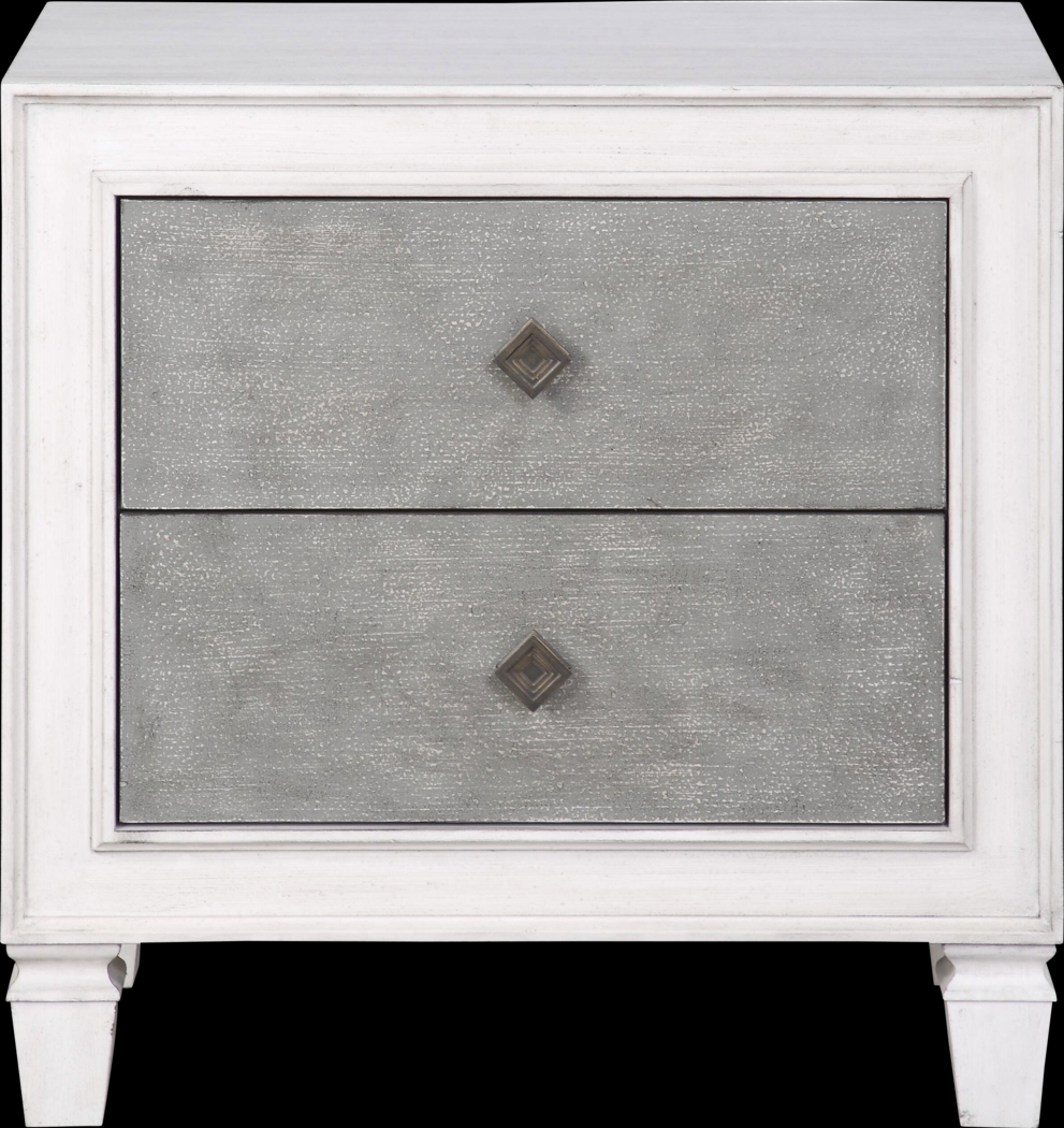 Palmisano White Nightstand - Thumbnail - Image 2