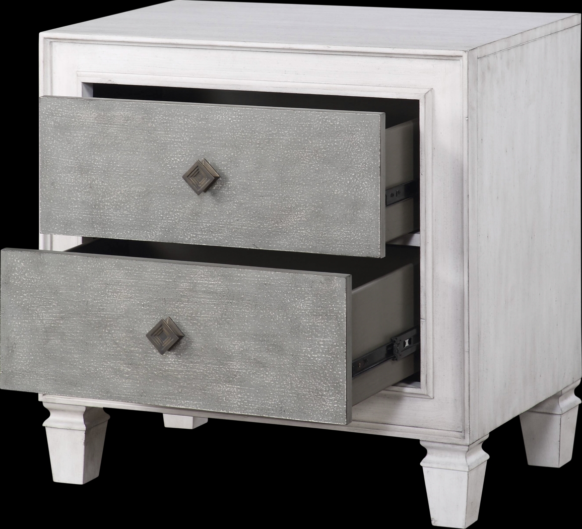 Palmisano White Nightstand - Thumbnail - Image 3