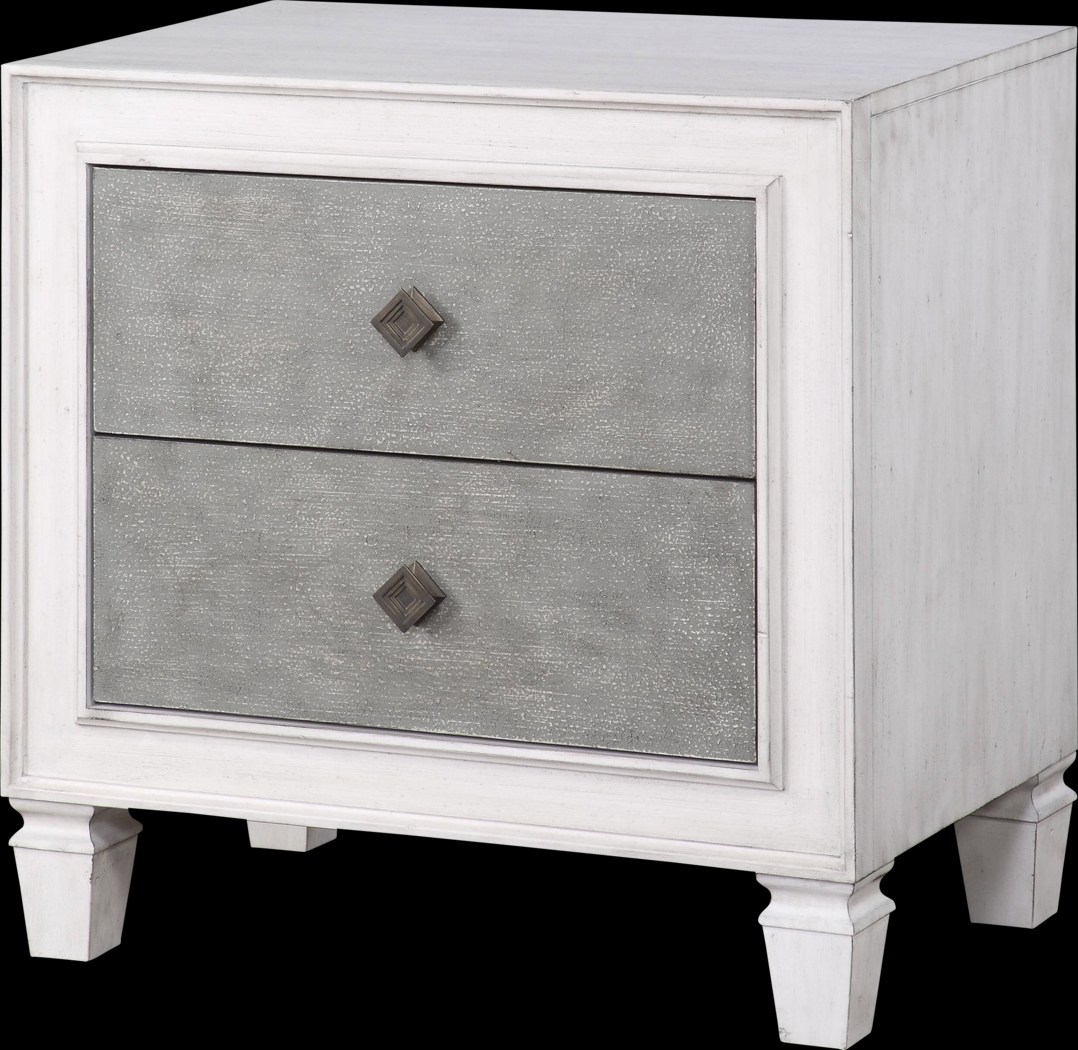 Palmisano White Nightstand - Thumbnail - Image 1