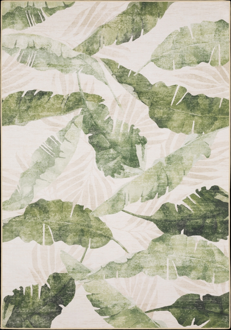 Palmradio Green 5' x 7' Rug - Thumbnail - Image 1