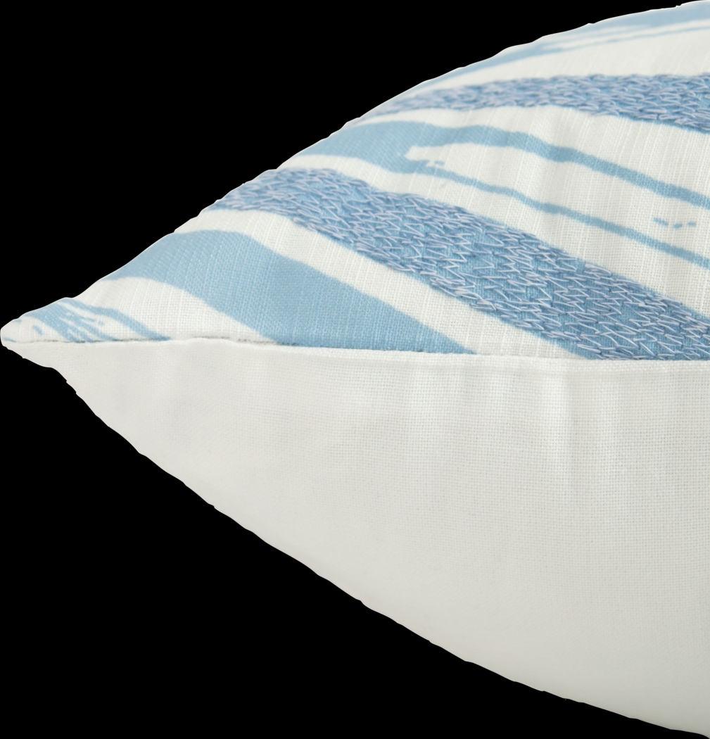 Palmus Blue Indoor/Outdoor Accent Pillow - Thumbnail - Image 2