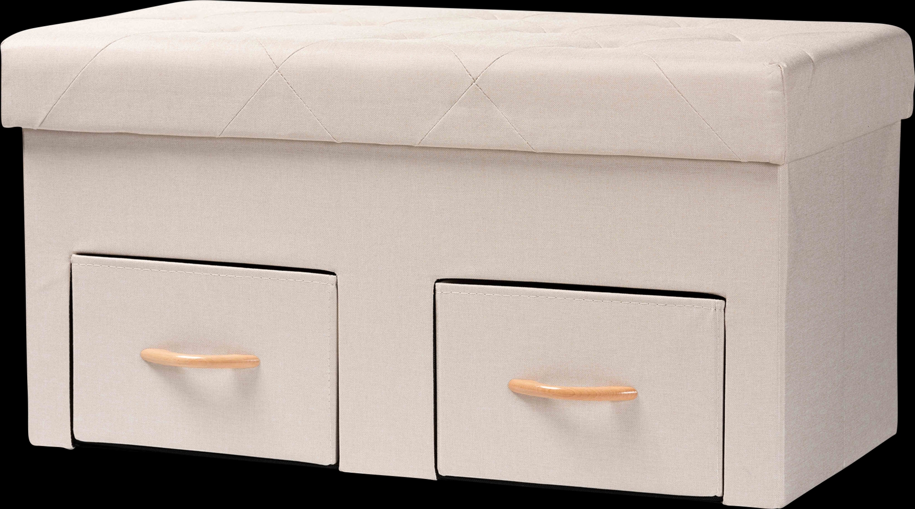 Palmya Beige Ottoman - Thumbnail - Image 1