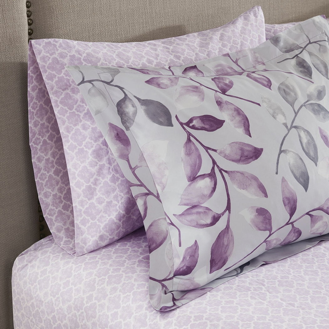 Palmyra Purple 9 Pc Full Comforter Set - Thumbnail - Image 4