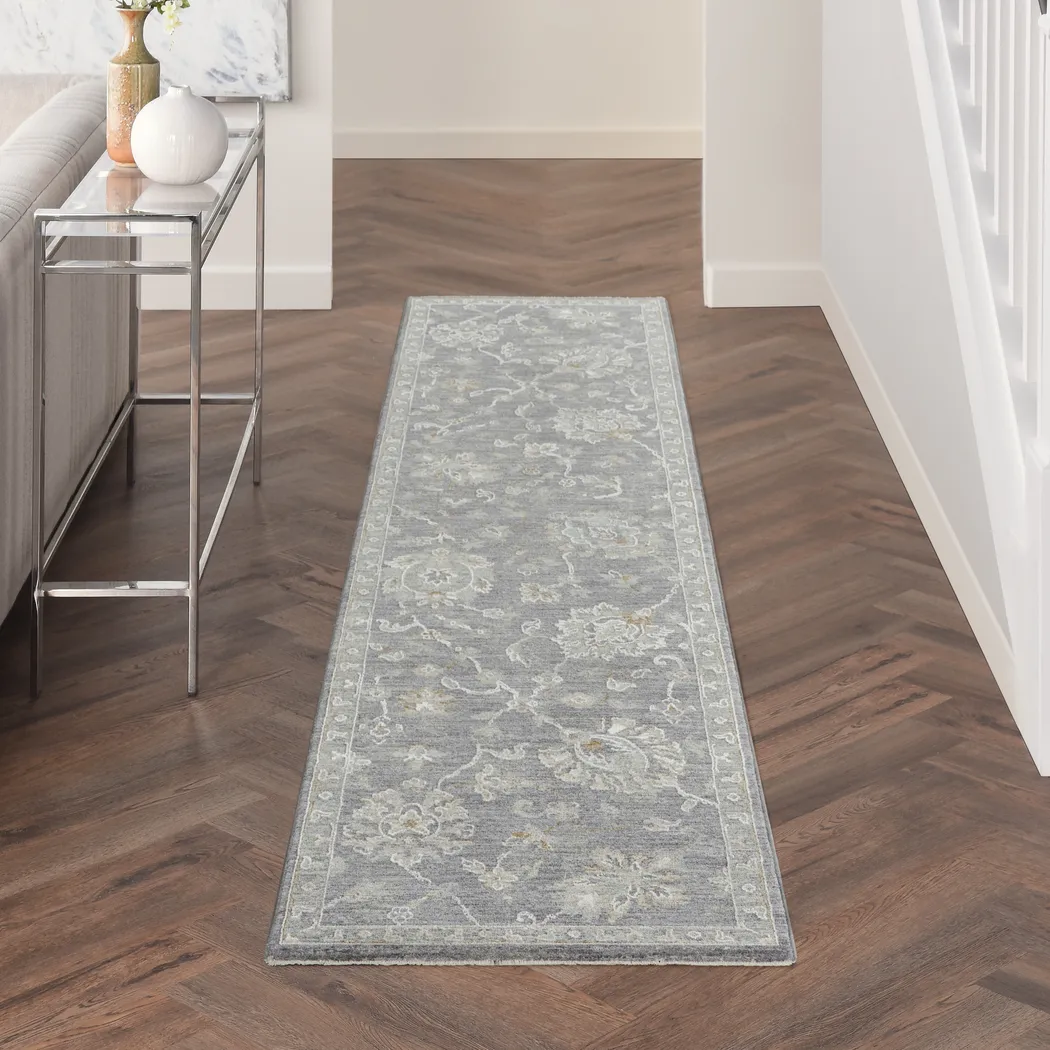 Palmyri Black 2'3 x 10'2 Runner Rug - Thumbnail - Image 2