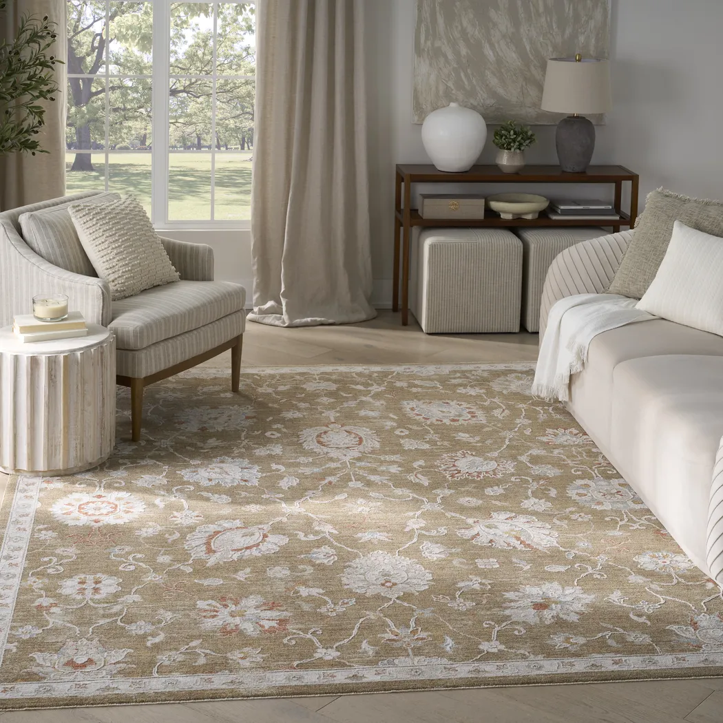 Palmyri Brown 5'3 x 7'8 Rug - Thumbnail - Image 2