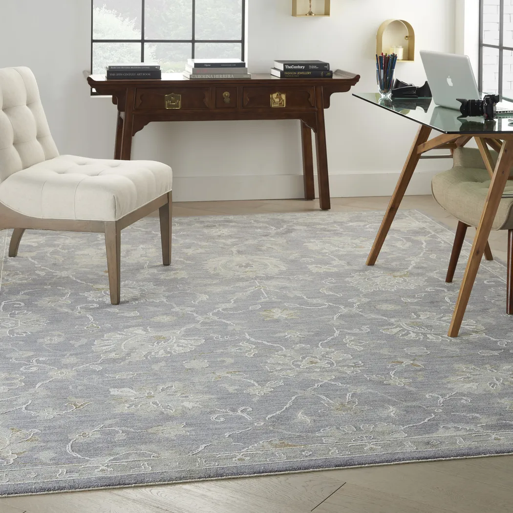 Palmyri Gray 9'3"x12'7" Rug - Thumbnail - Image 2
