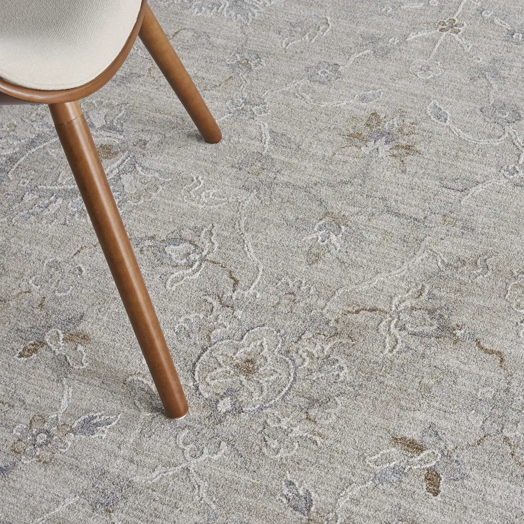 Palmyri Light Gray 7.10 x 10.4 Rug - Thumbnail - Image 6