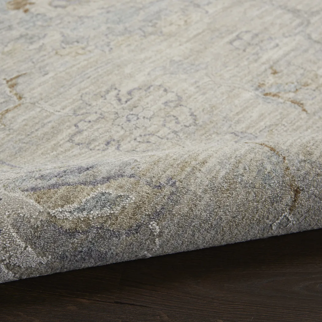 Palmyri Lt Gray 2'3 x 10'2 Rug - Thumbnail - Image 2