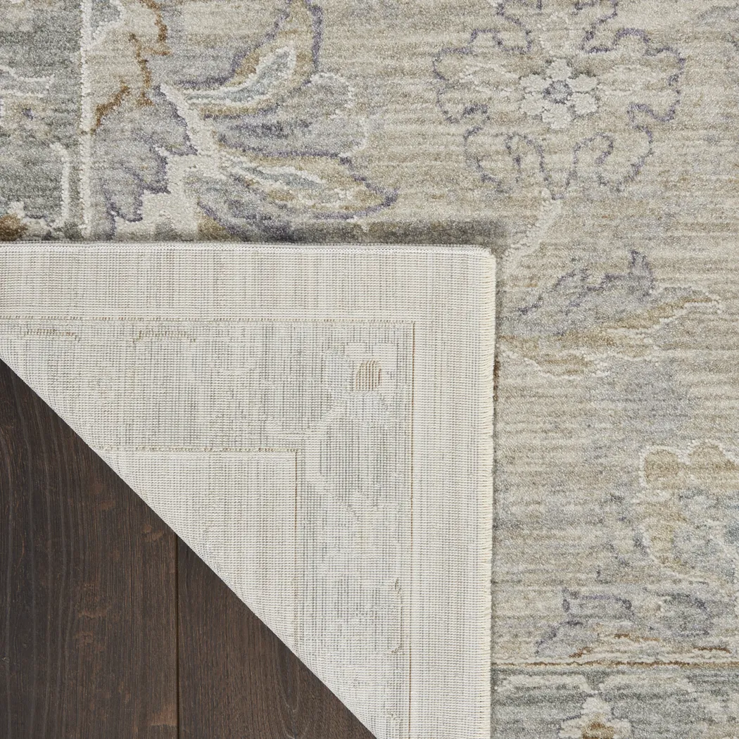 Palmyri Lt Gray 2'3 x 10'2 Rug - Thumbnail - Image 3