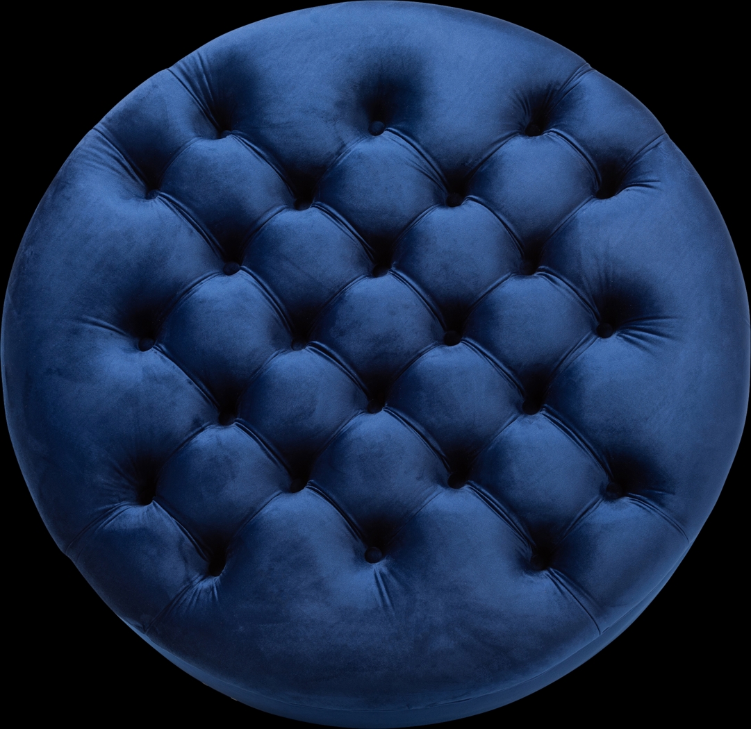 Palmyro Blue Cocktail Ottoman - Thumbnail - Image 3