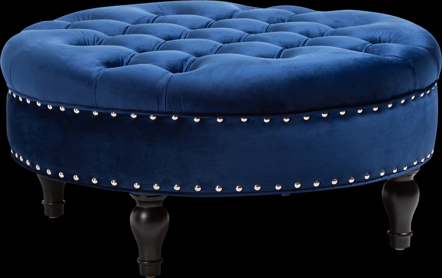 Palmyro Blue Cocktail Ottoman - Thumbnail - Image 1