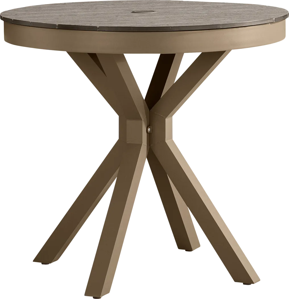 Paloma Brown 3 Pc 33 in. Round Outdoor Dining Set - Thumbnail - Image 2