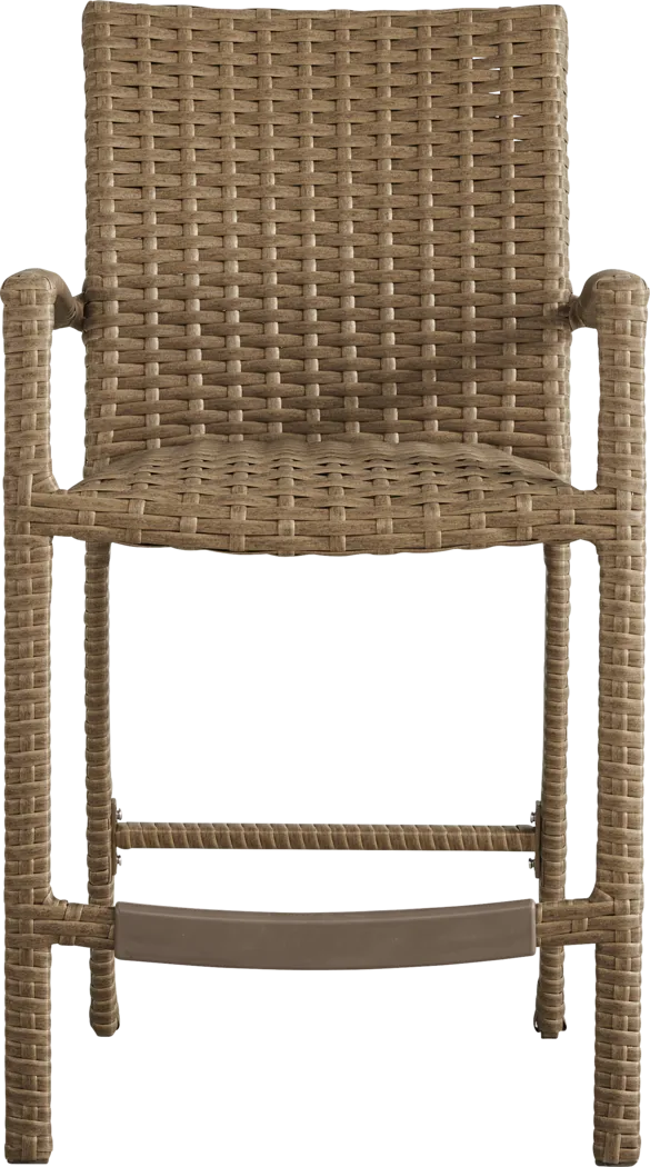 Paloma Brown 5 Pc 40 in. Square Outdoor Bar Height Dining Set - Thumbnail - Image 4
