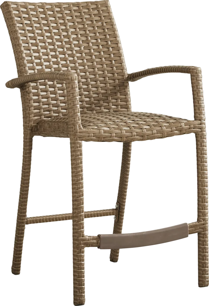 Paloma Brown 5 Pc 40 in. Square Outdoor Bar Height Dining Set - Thumbnail - Image 3