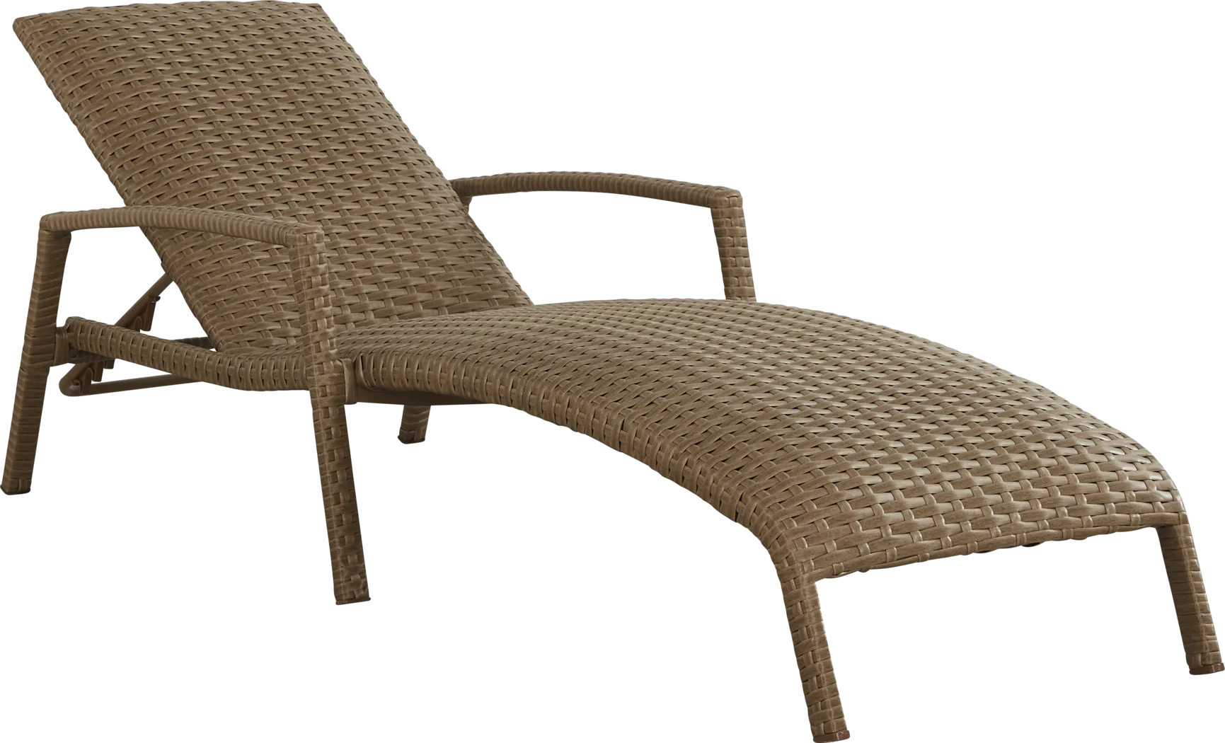 Paloma Brown Outdoor Chaise Lounge - Thumbnail - Image 1
