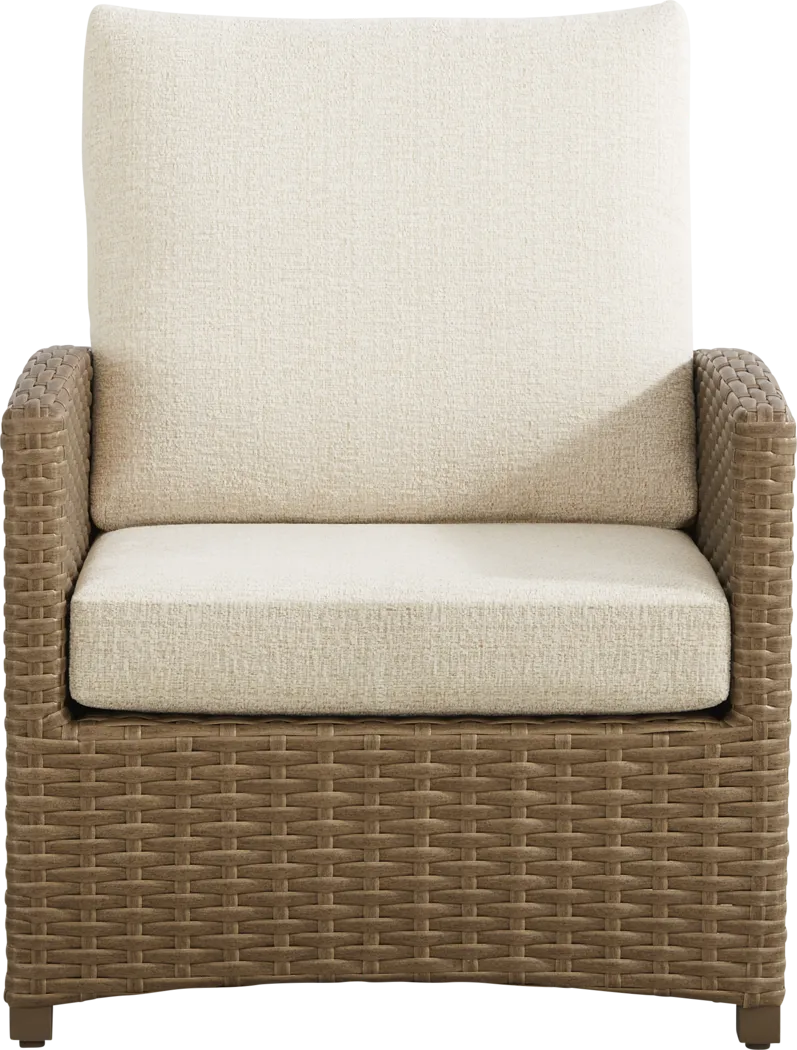 Paloma Brown 4 Pc Outdoor Seating set with Beige Cushions - Thumbnail - Image 6