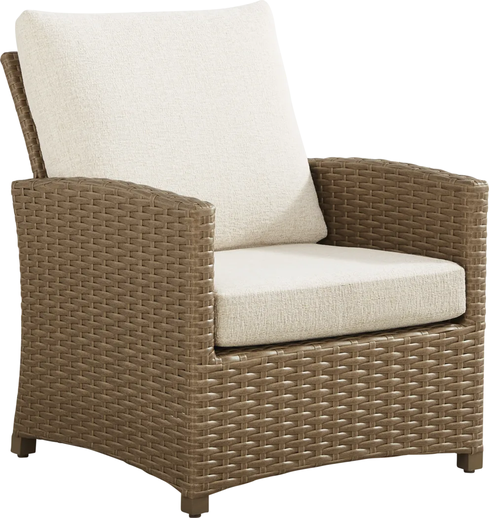 Paloma Brown 4 Pc Outdoor Seating set with Beige Cushions - Thumbnail - Image 5