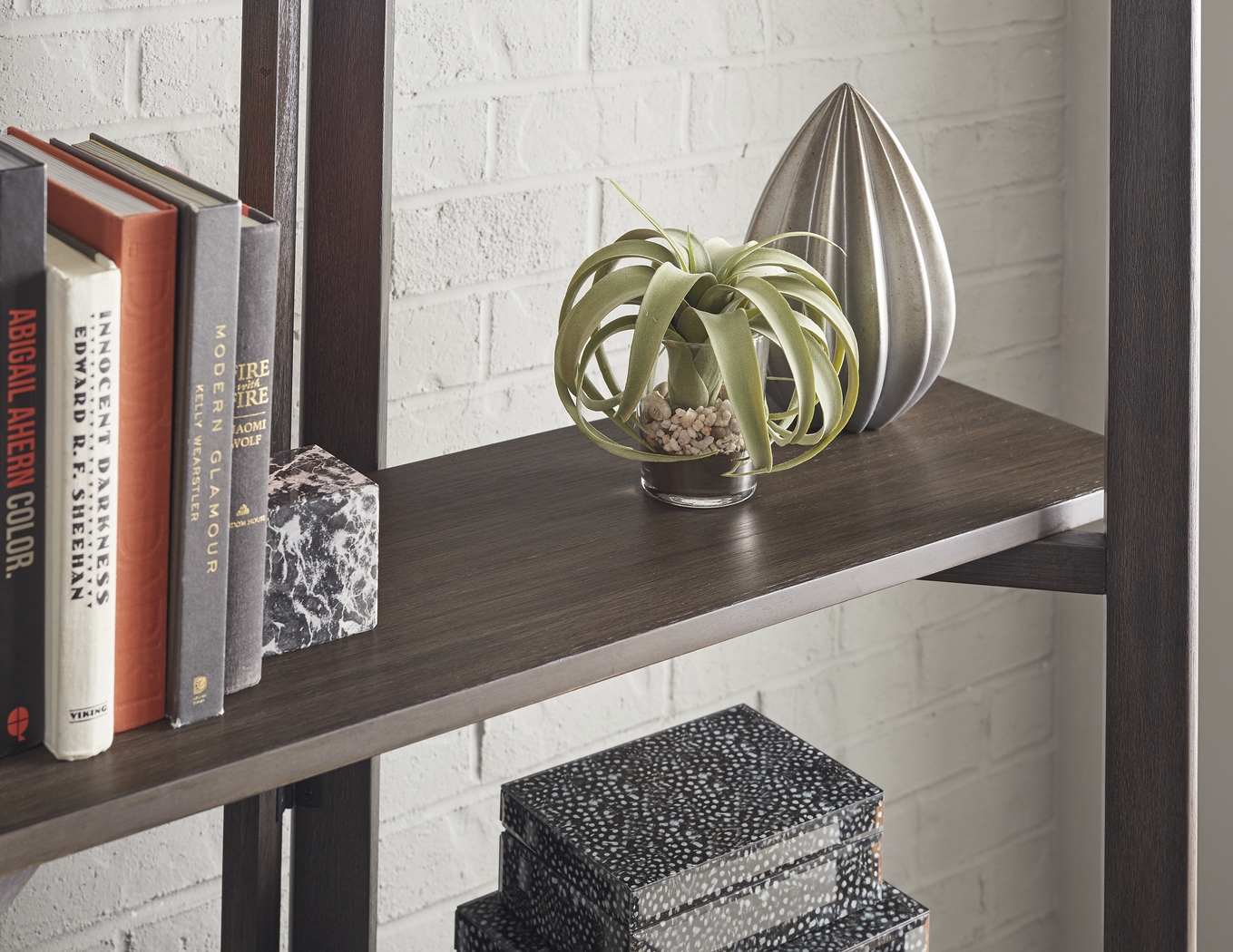 Palora Dark Brown Bookcase - Thumbnail - Image 2