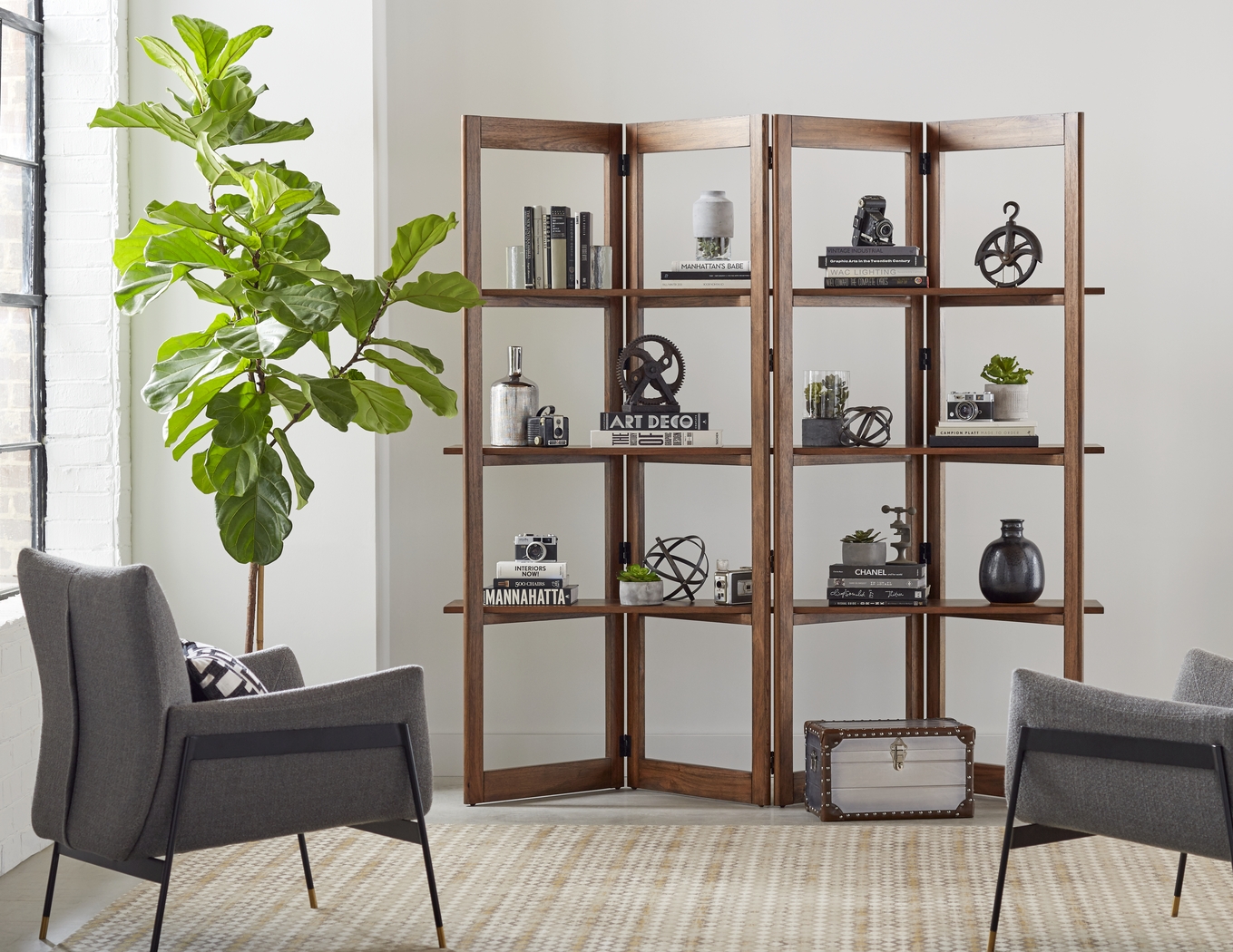 Palora Light Brown Bookcase - Thumbnail - Image 3