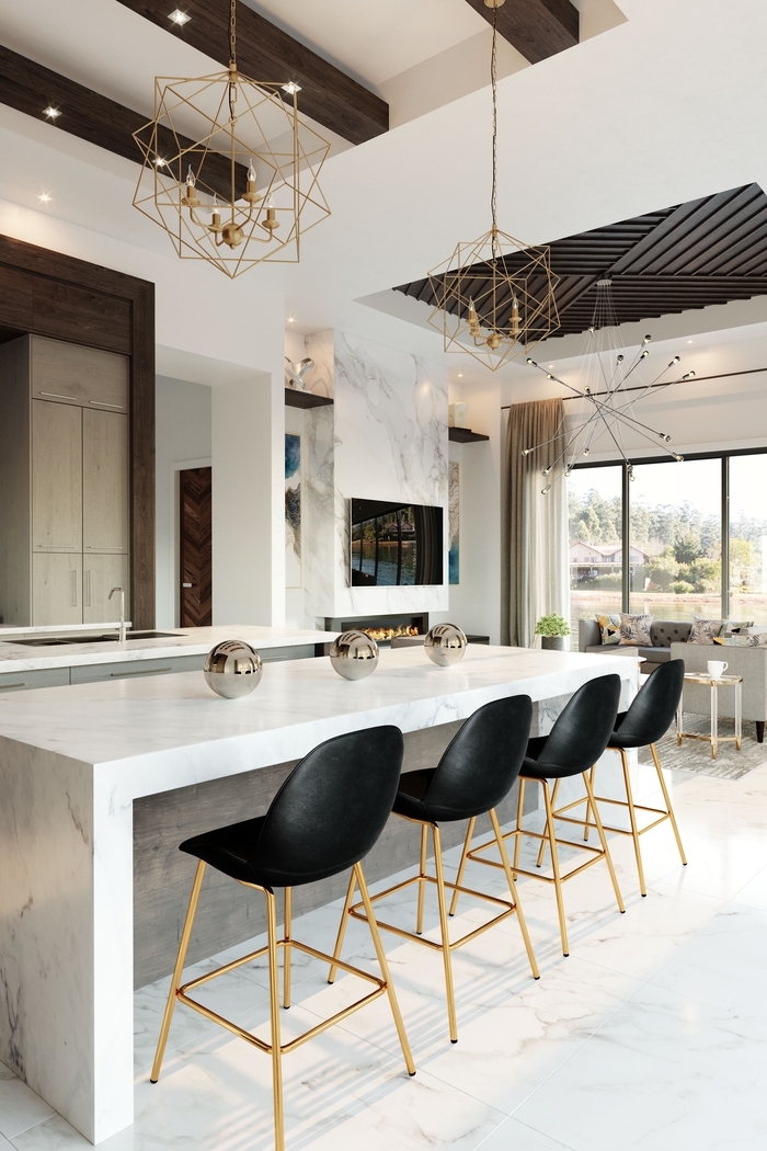 Palou Black Counter Height Stool, Set of 2 - Thumbnail - Image 6