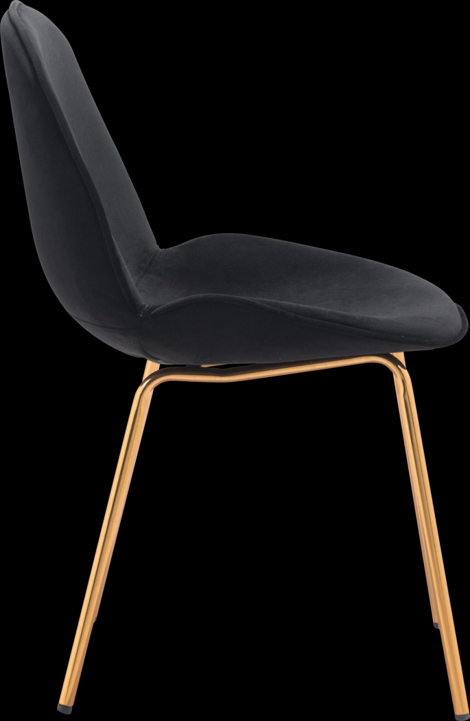 Palou Black  Side Chair, Set of 2 - Thumbnail - Image 2