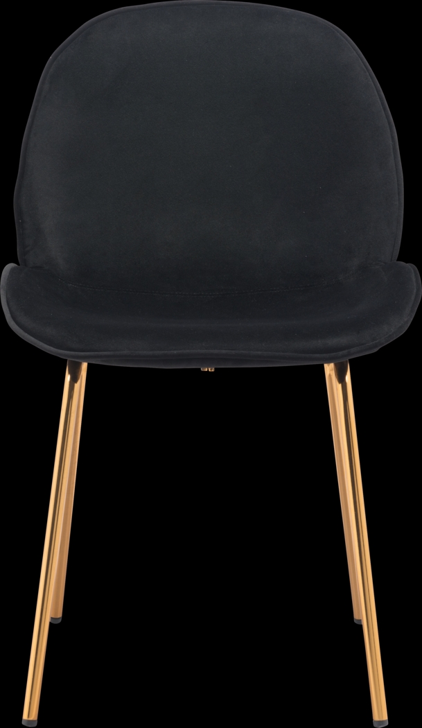 Palou Black  Side Chair, Set of 2 - Thumbnail - Image 3