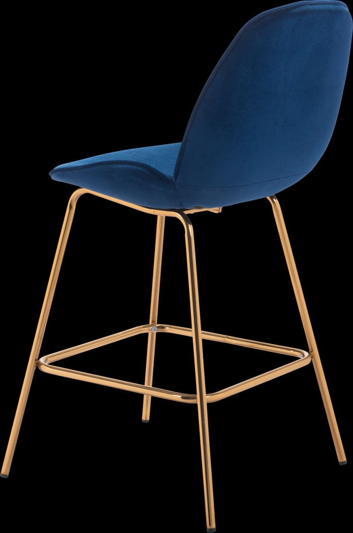 Palou Blue Counter Height Stool, Set of 2 - Thumbnail - Image 5