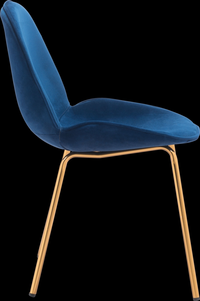 Palou Blue Side Chair, Set of 2 - Thumbnail - Image 2