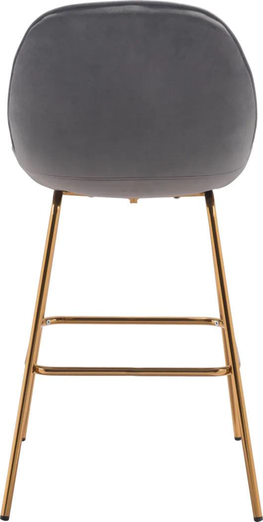 Palou Gray Barstool, Set of 2 - Thumbnail - Image 4