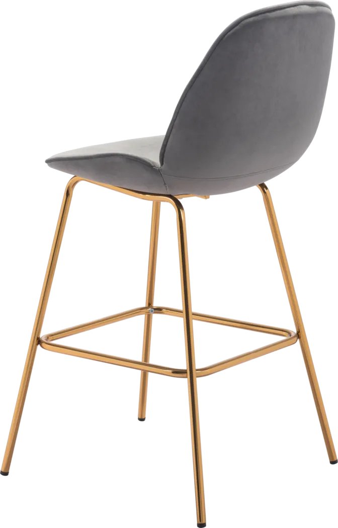 Palou Gray Barstool, Set of 2 - Thumbnail - Image 5