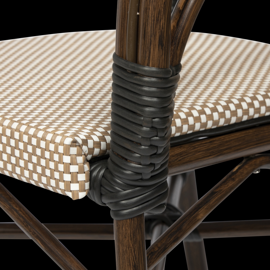 Palumbo II Brown Arm Chair, Set of 2 - Thumbnail - Image 9