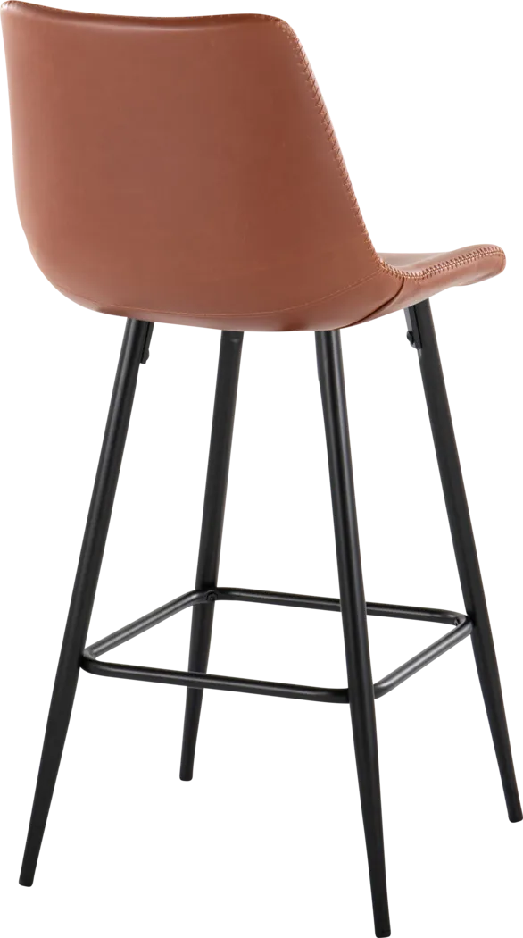 Pamco Cognac Counter Height Stool, Set of 2 - Thumbnail - Image 5
