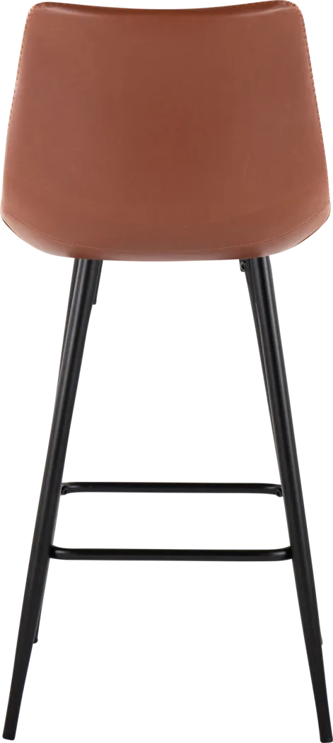 Pamco Cognac Counter Height Stool, Set of 2 - Thumbnail - Image 6