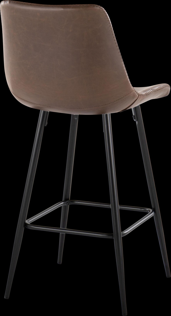 Pamco Espresso Counter Height Stool, Set of 2 - Thumbnail - Image 5