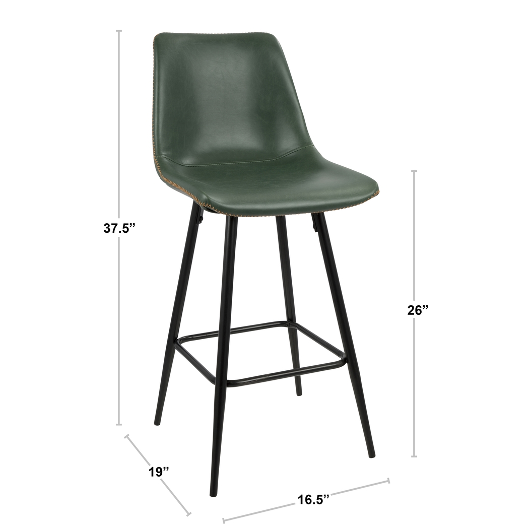 Pamco Espresso Counter Height Stool, Set of 2 - Thumbnail - Image 9