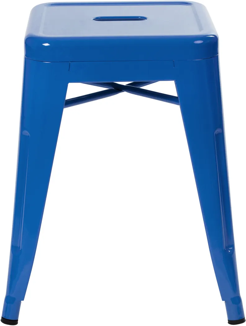 Pamelan Blue Dining Stool, Set of 4 - Thumbnail - Image 2