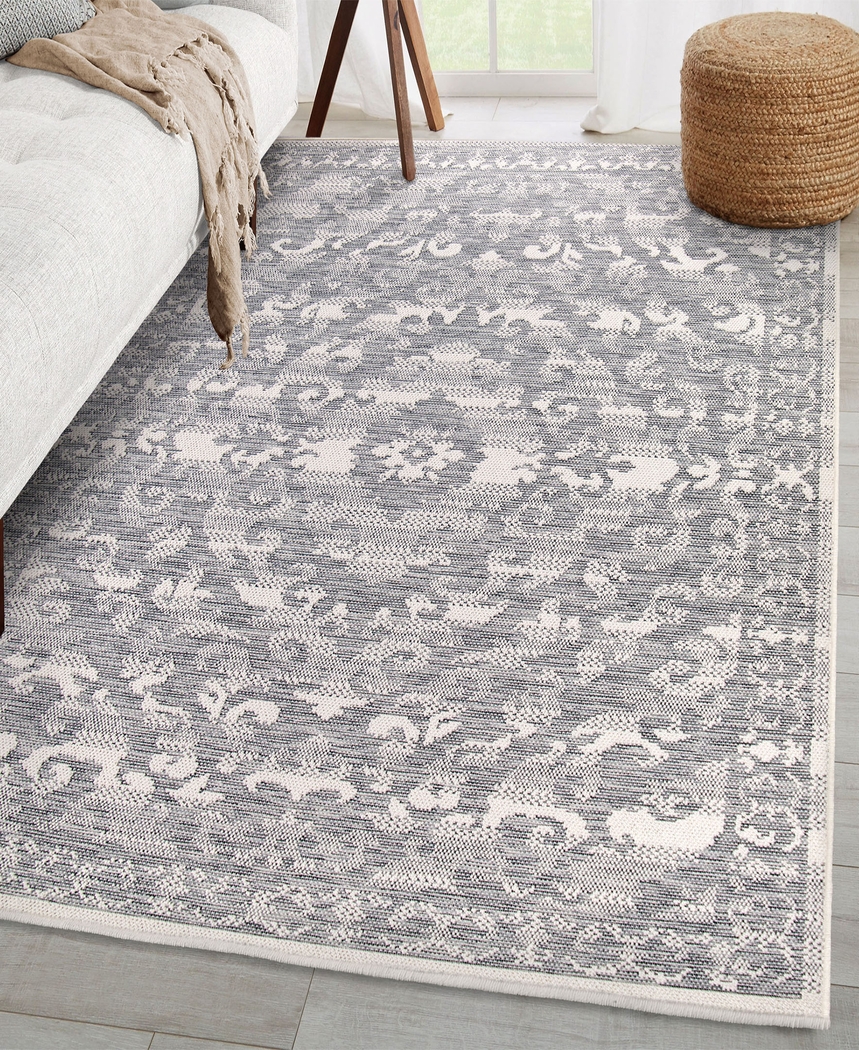 Pamelia Blue 5'3 x 7'6 Rug - Thumbnail - Image 8