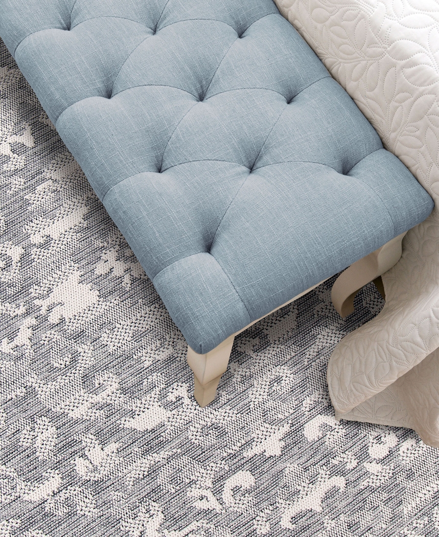 Pamelia Blue 7'10 x 10'10 Rug - Thumbnail - Image 3