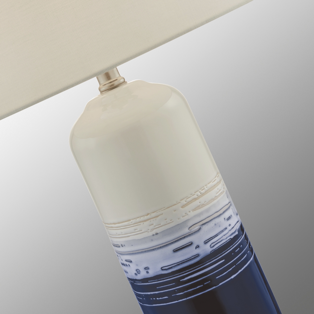 Pamie Place Blue Table Lamps, Set of 2 - Thumbnail - Image 3