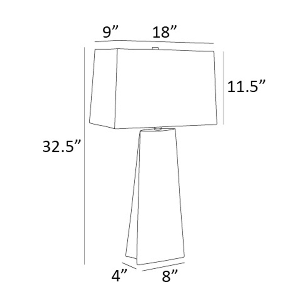 Pamoa Point Gray Table Lamp - Thumbnail - Image 4