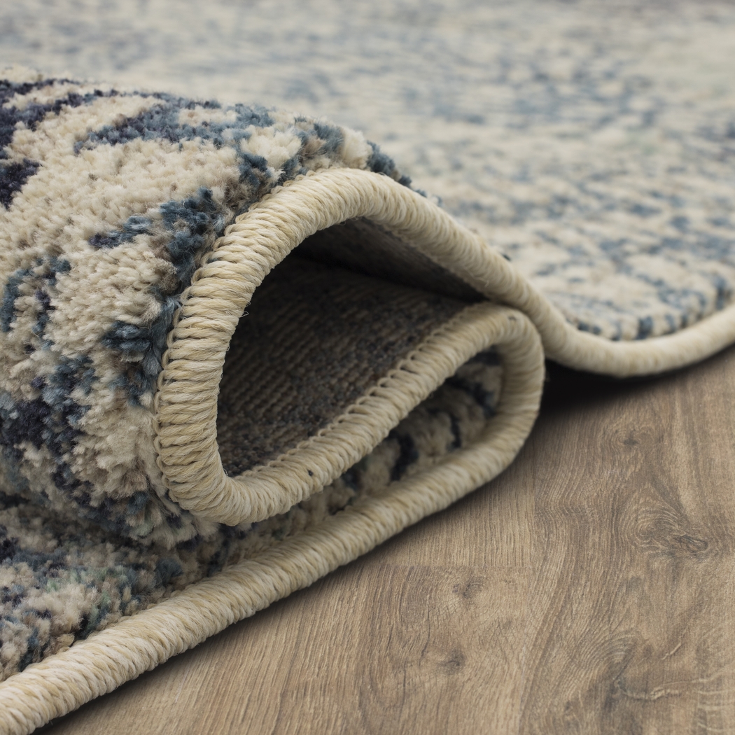 Panavista Aqua 5'3 x 7'10 Rug - Thumbnail - Image 6