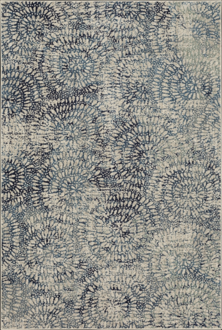 Panavista Aqua 5'3 x 7'10 Rug - Thumbnail - Image 1