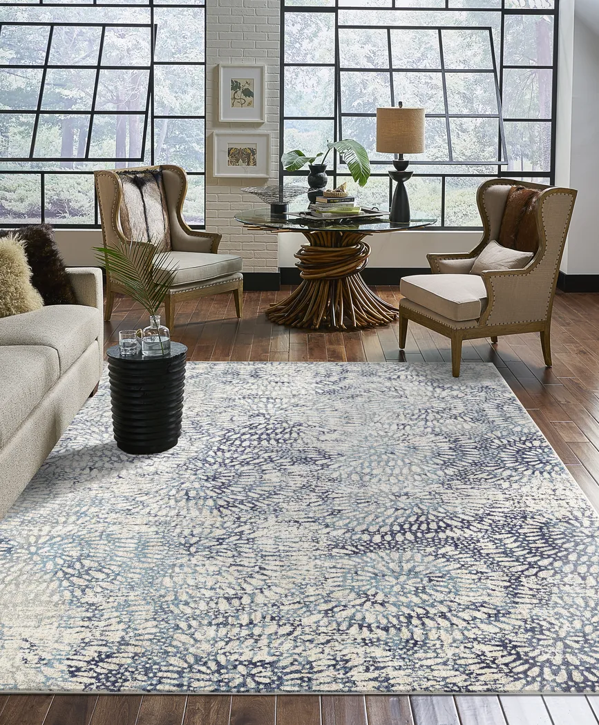 Panavista Aqua 8' x 11' Rug - Thumbnail - Image 10