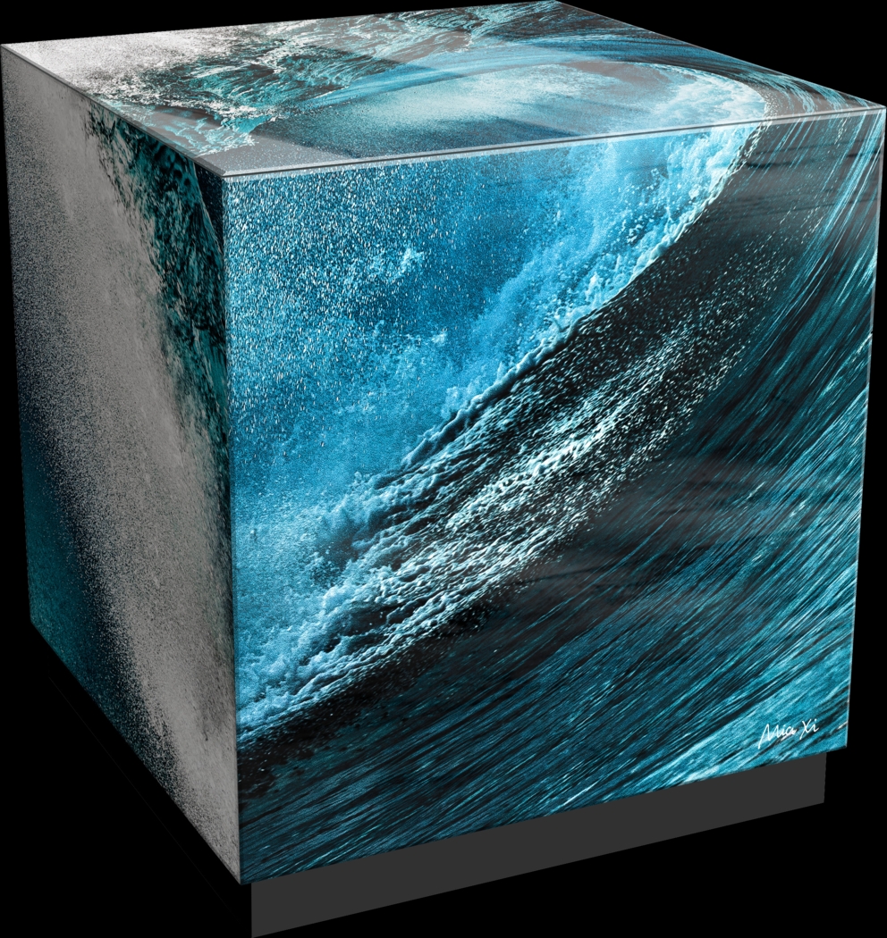 Pandarey Blue Accent Table - Thumbnail - Image 1