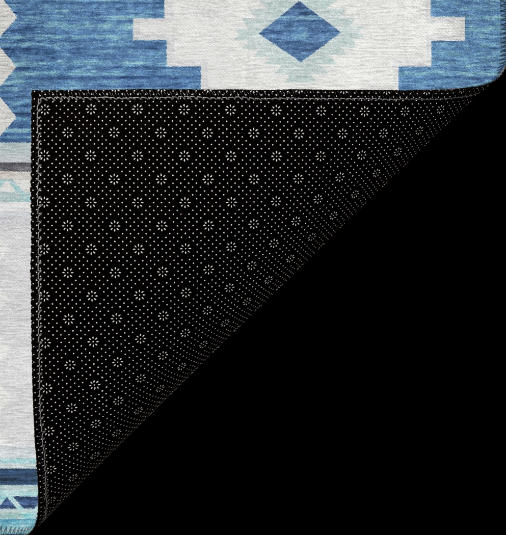 Pandrail Blue 5' x 8' Rug - Thumbnail - Image 4