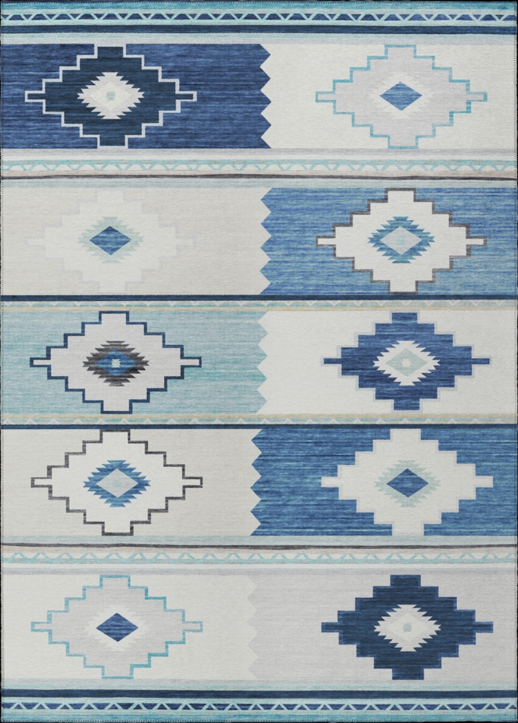 Pandrail Blue 8' x 10' Rug - Thumbnail - Image 1