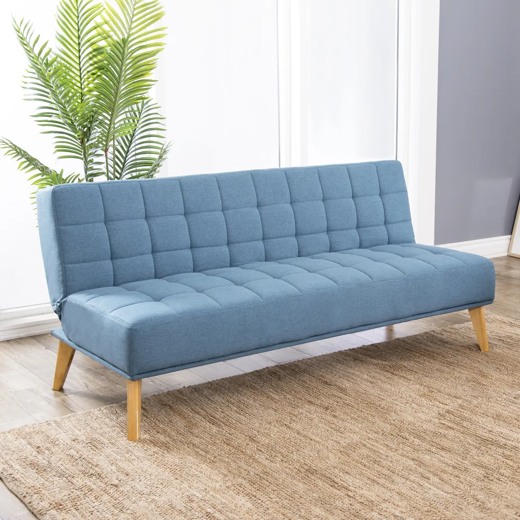 Panetta Blue Futon - Thumbnail - Image 2