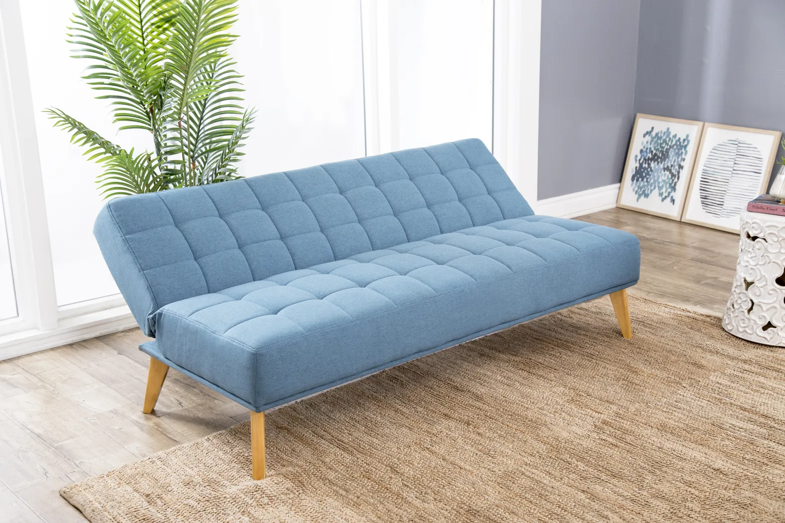 Panetta Blue Futon - Thumbnail - Image 14