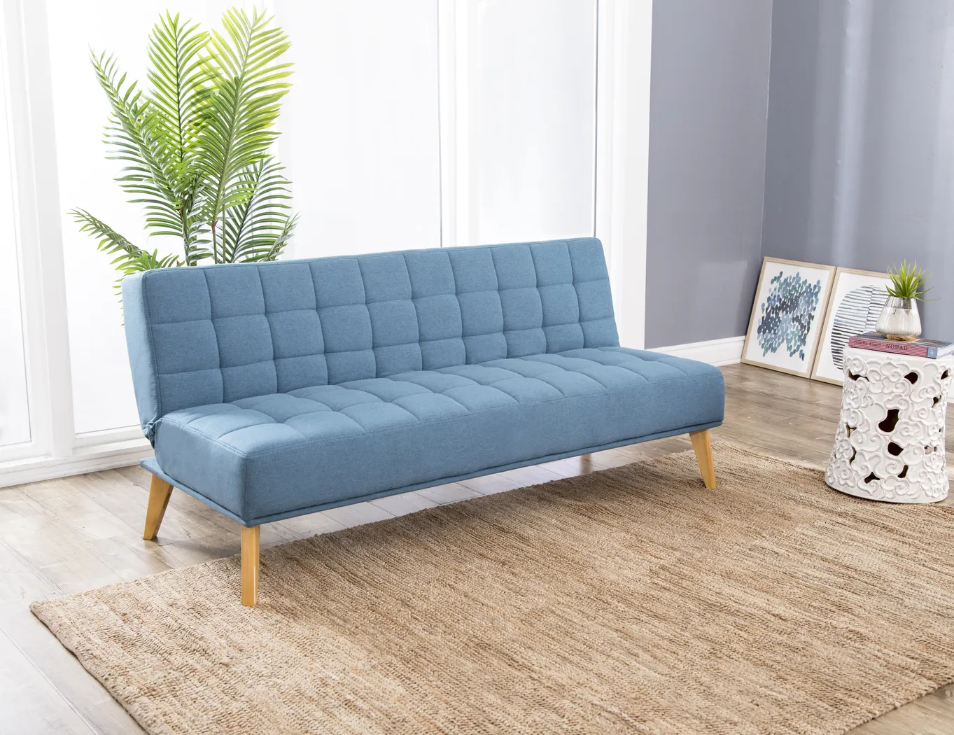 Panetta Blue Futon - Thumbnail - Image 11